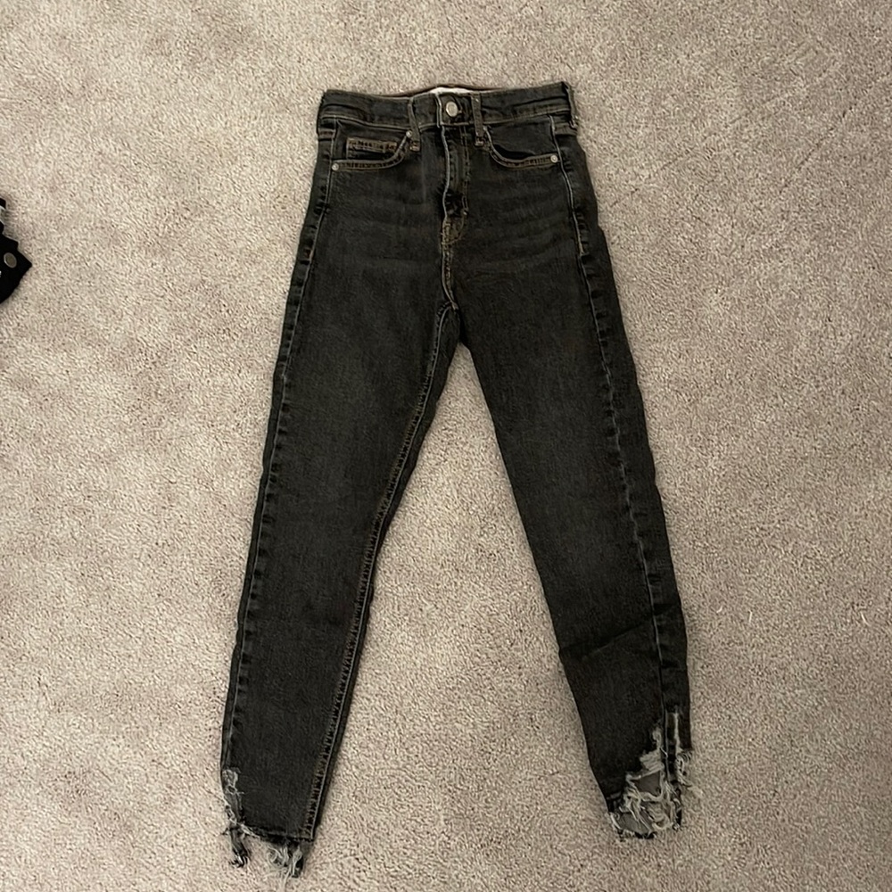 Topshop Jamie petite washed jeans